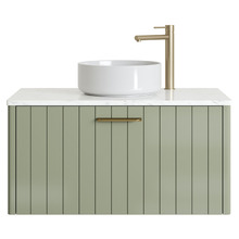Saba 900mm Wall Hung Single Vanity Unit